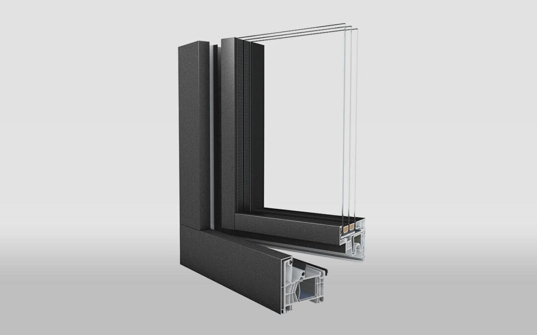 Trocal Zero Fenster in Kunstoff- Aluminium